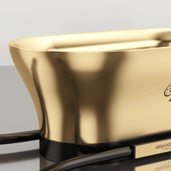 Orfevrerie Armand de Brignac Vasque Or Etain Champagne Gold Pewter Basin