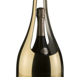 Orfevrerie Anjou Sosso Seau Bowl Etain Champagne Pewter Design Gold
